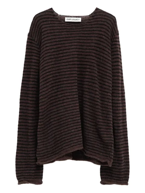 OUR LEGACY Rigid striped-pattern sweater