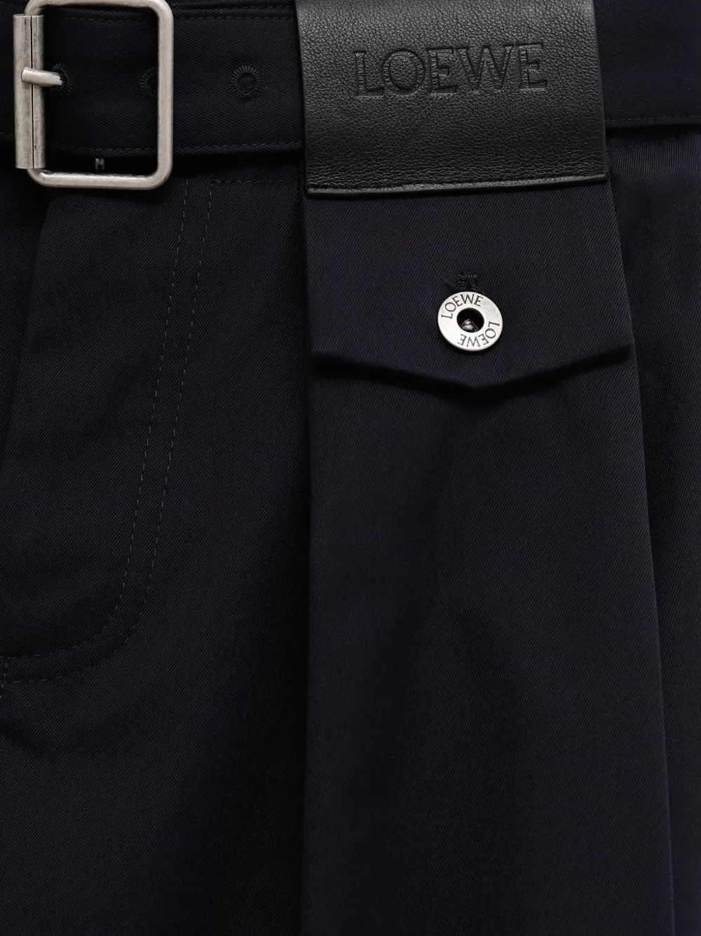  Loewe Belted Trousers - Blue 