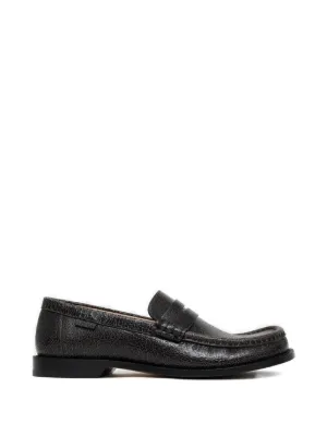 Acne Studios レザーローファー | ブラック | FARFETCH JP