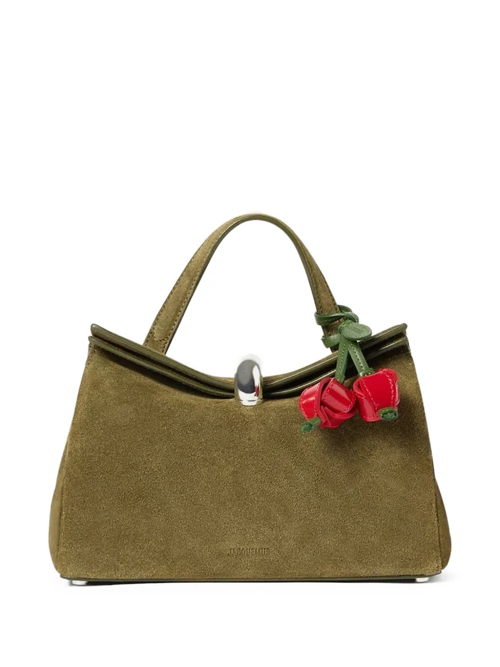 Jacquemus Cherry-shape Charm Chain In Green