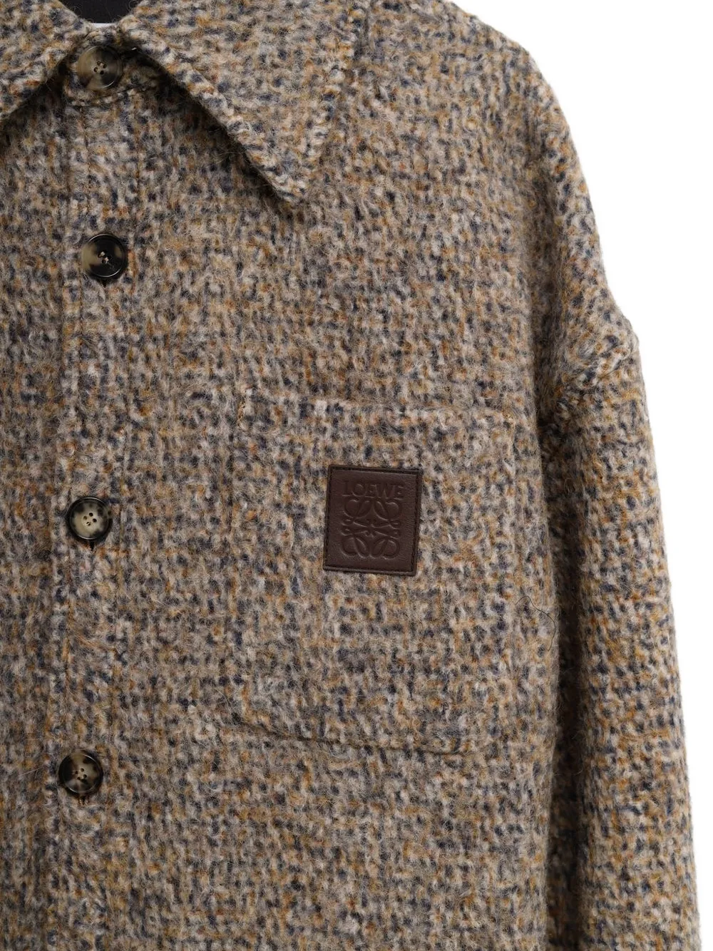 Loewe Jacke Mit Logo-patch In Gray