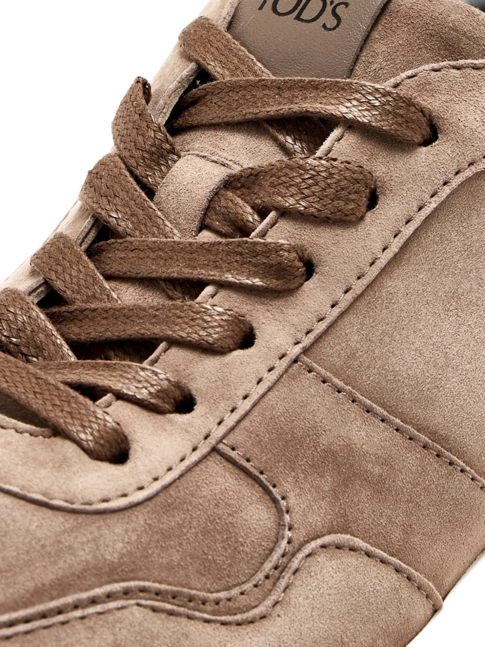 Tod's Sneakers met suède vlakken Beige