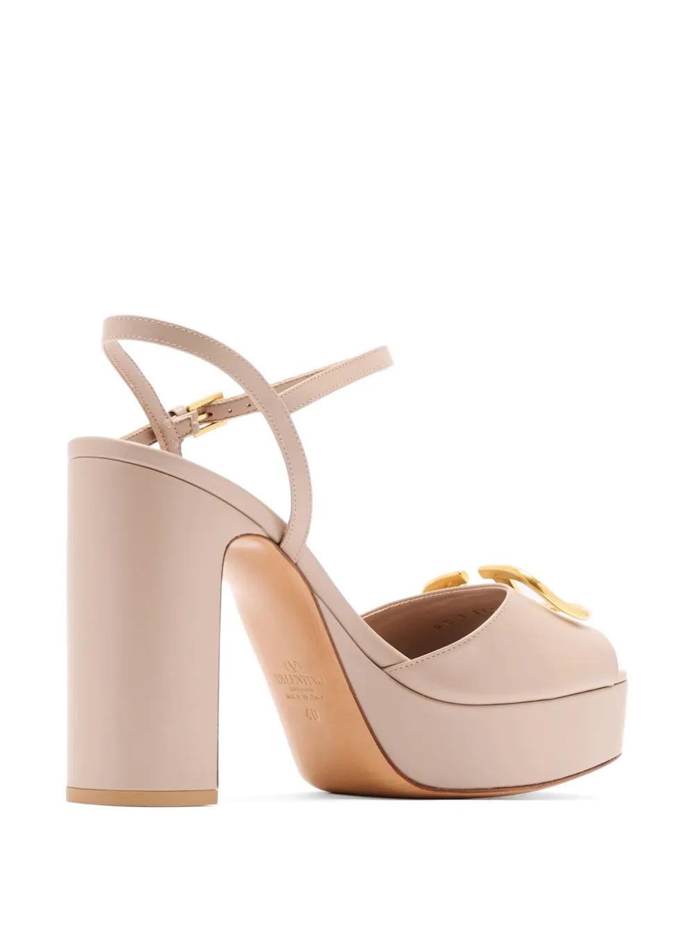 Valentino Garavani VLogo Signature sandalen met plateauzool Roze