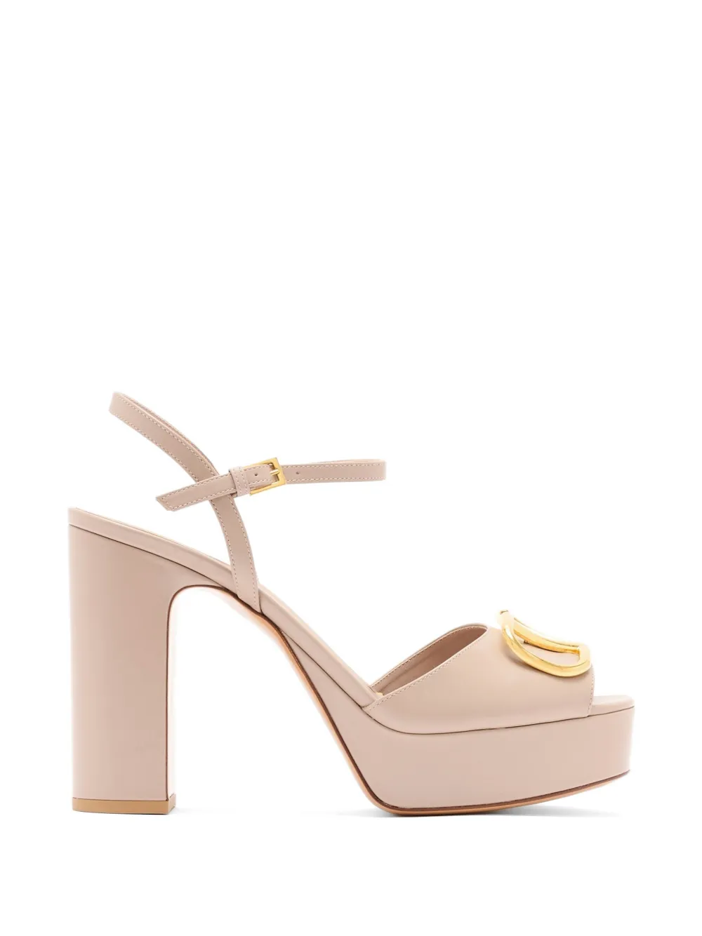 Valentino Garavani VLogo Signature sandalen met plateauzool Roze