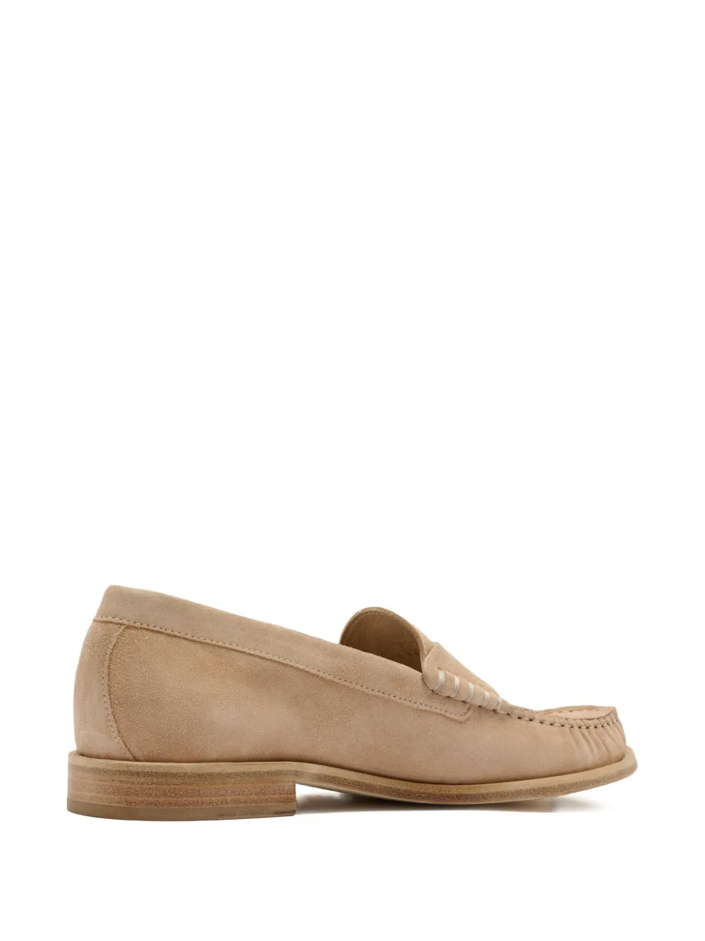 Stuart Weitzman Suede Loafers In Brown