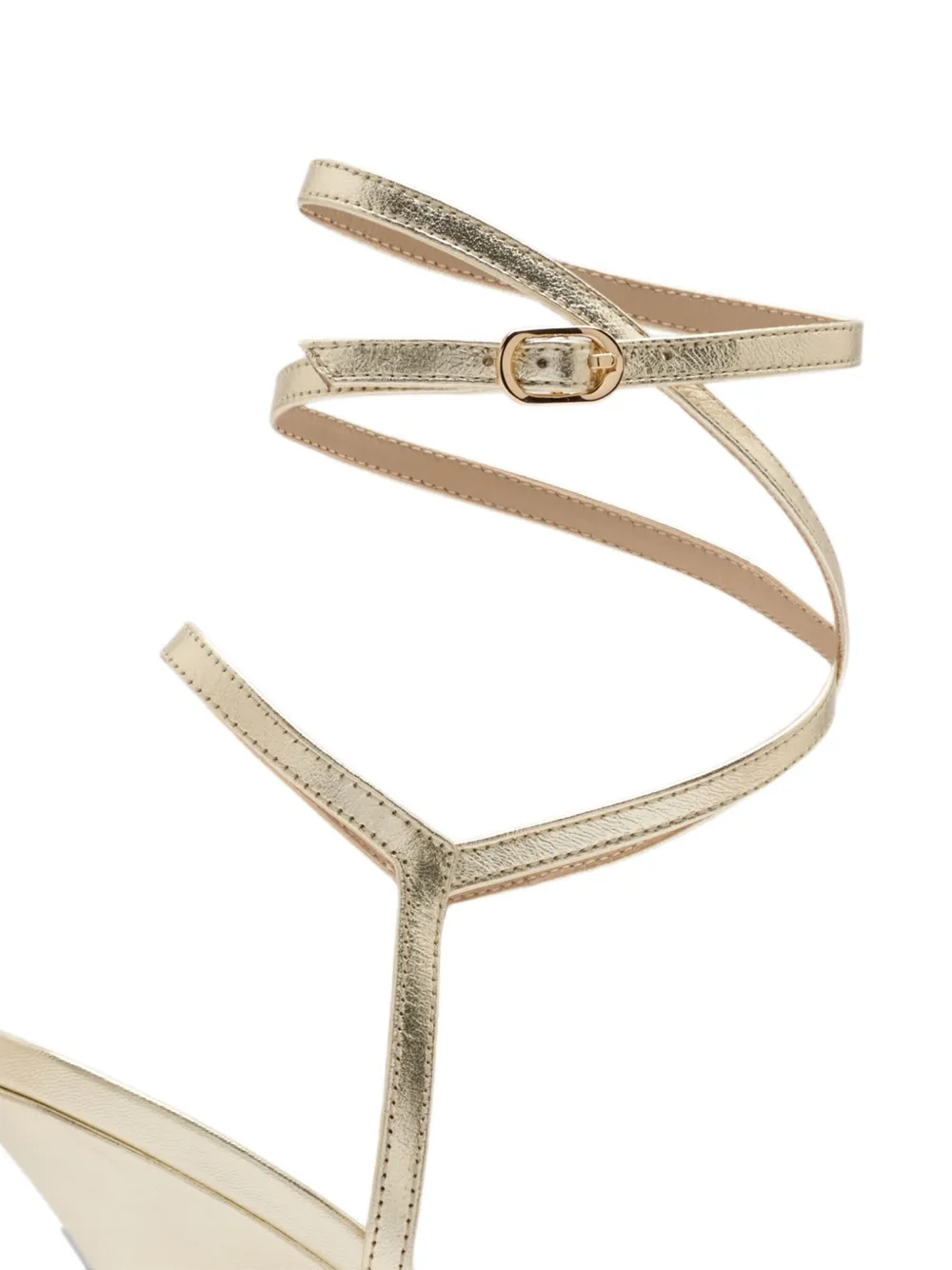 Stuart Weitzman 100mm Nudist Heeled Sandals In Multi