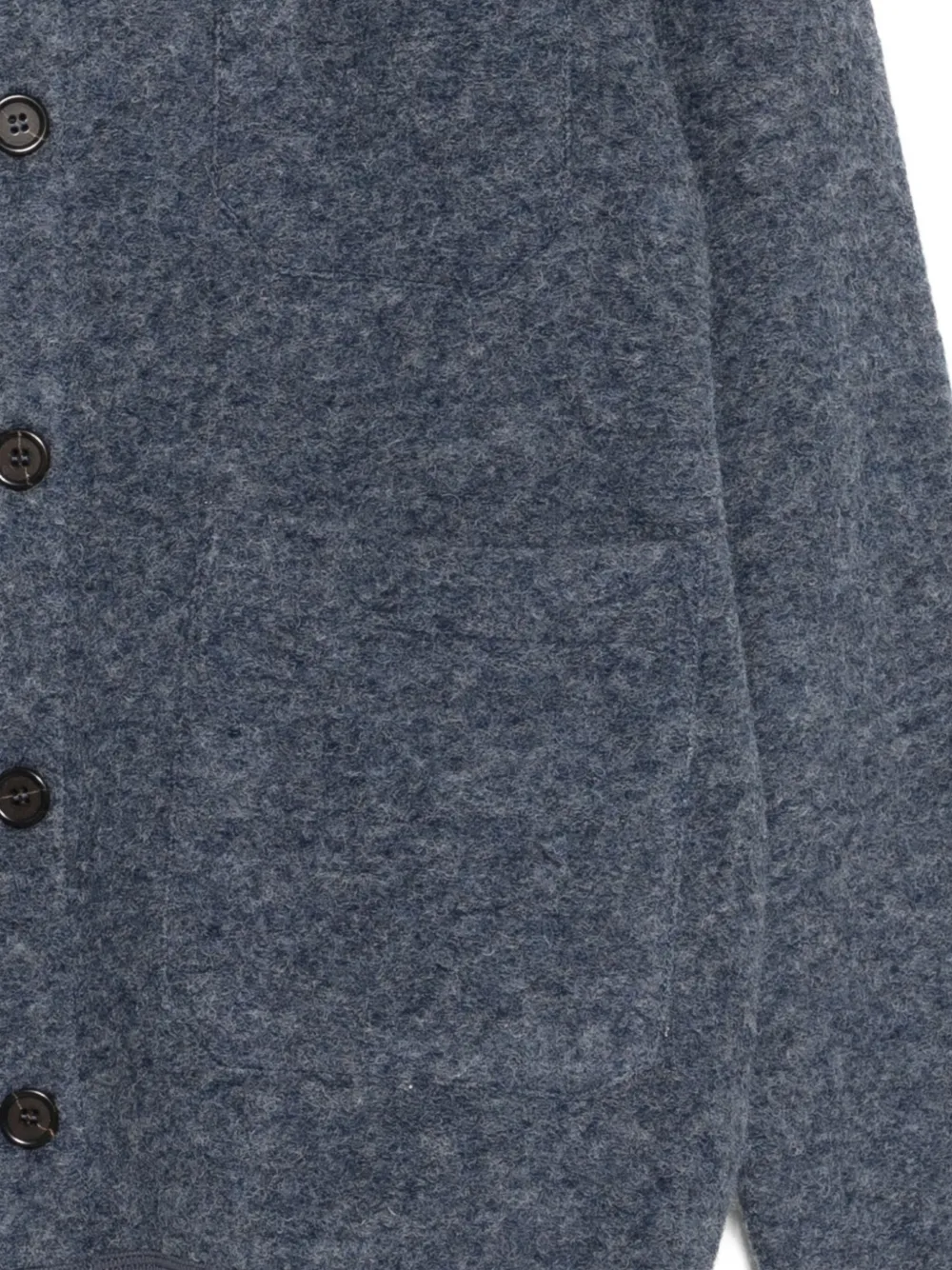  Universal Works V-neck Cardigan - Blue 