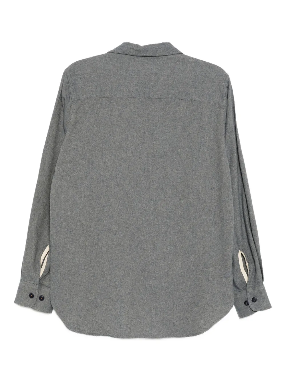 Universal Works Flanellen overhemd - Blauw