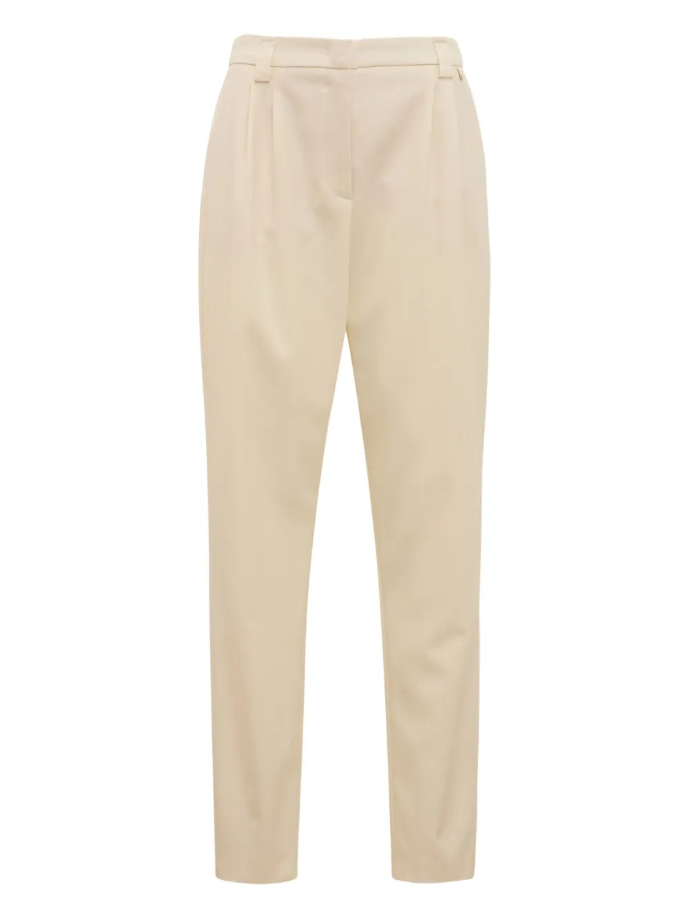 Herno Pleated Trousers In Neutral