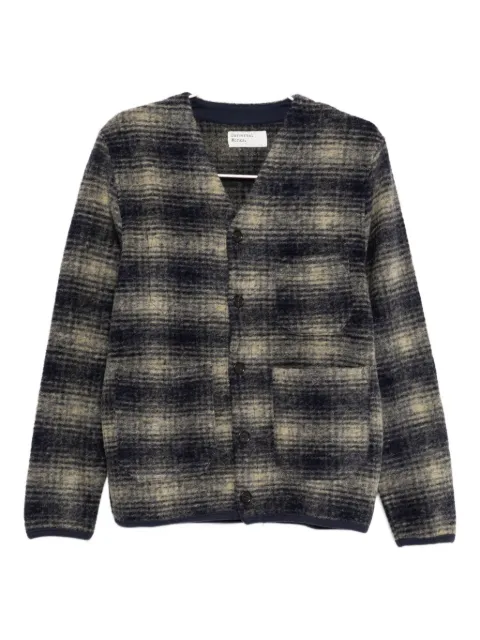 Universal Works plaid cardigan