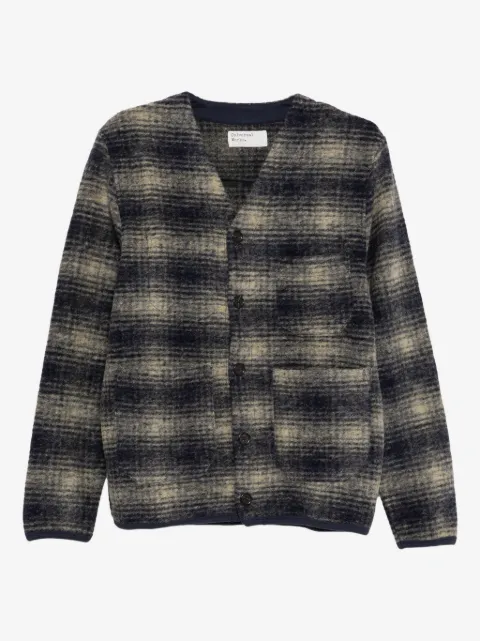 Universal Works plaid cardigan