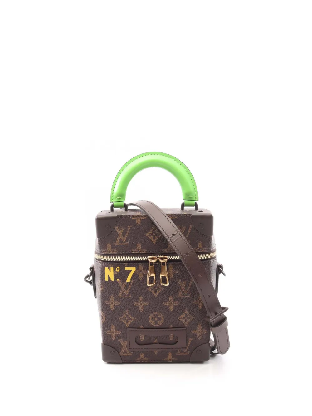 Louis Vuitton Pre-Owned 2021-2025 Monogram Vertical Box Trunk satchel | Brown | Image 1