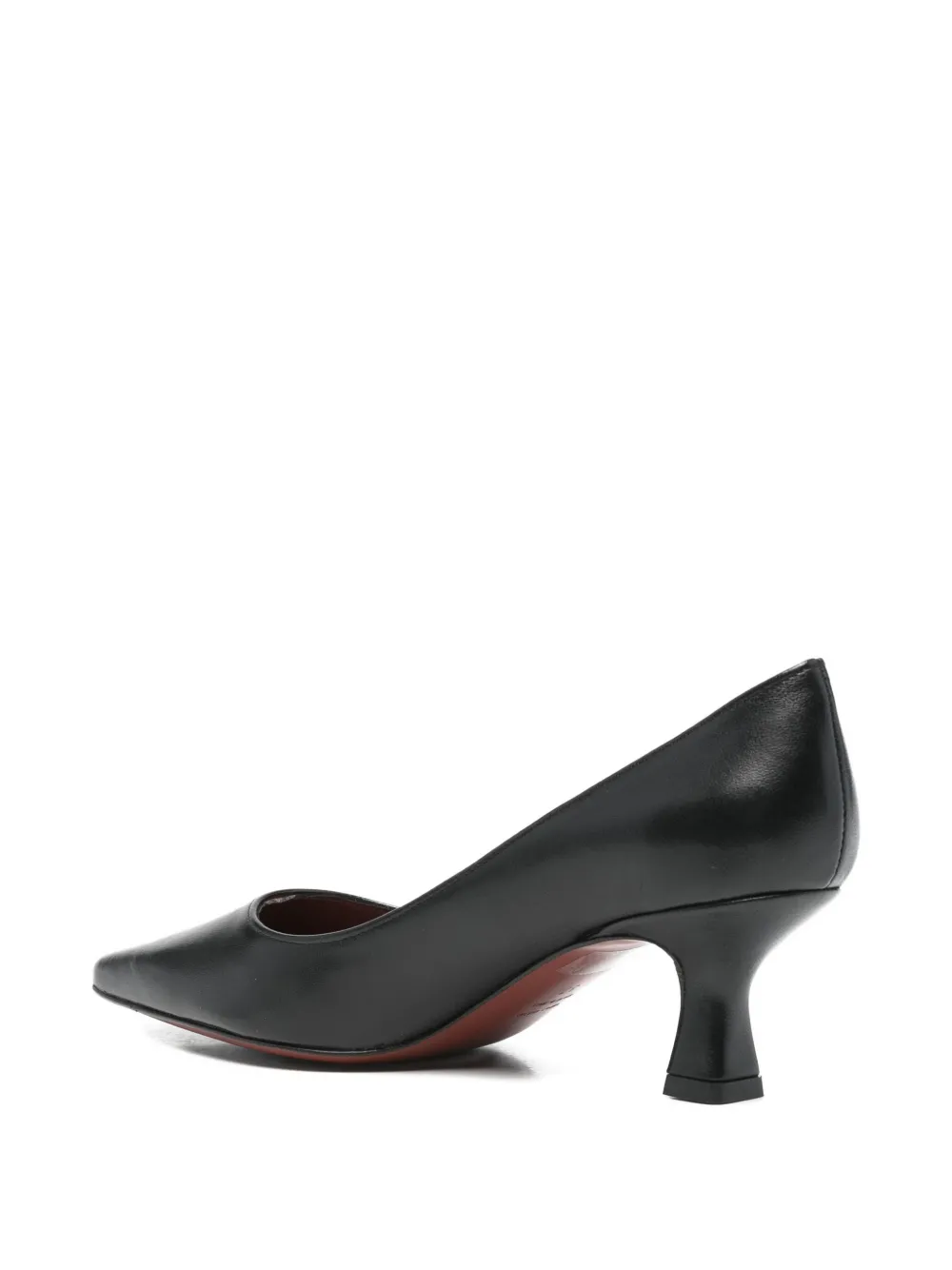 Roberto Festa Pointed-toe Leather Pumps In Black