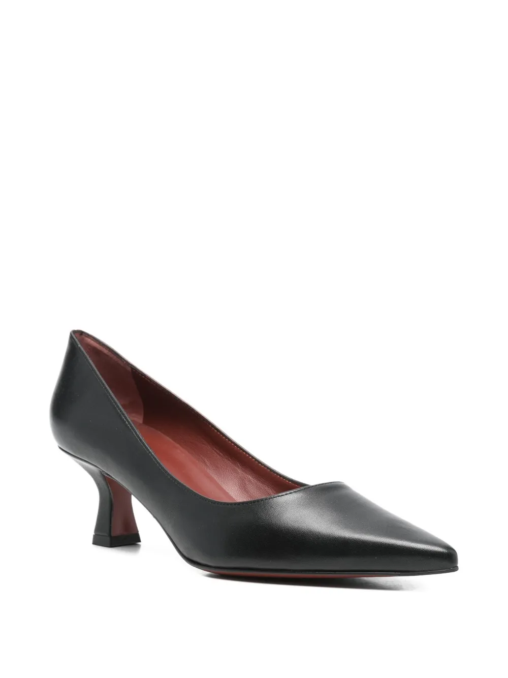 Roberto Festa Pointed-toe Leather Pumps In Black