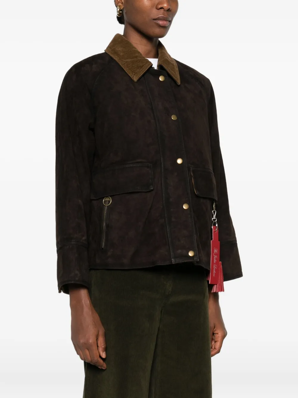The Jack Leathers Leather Jacket In Brown