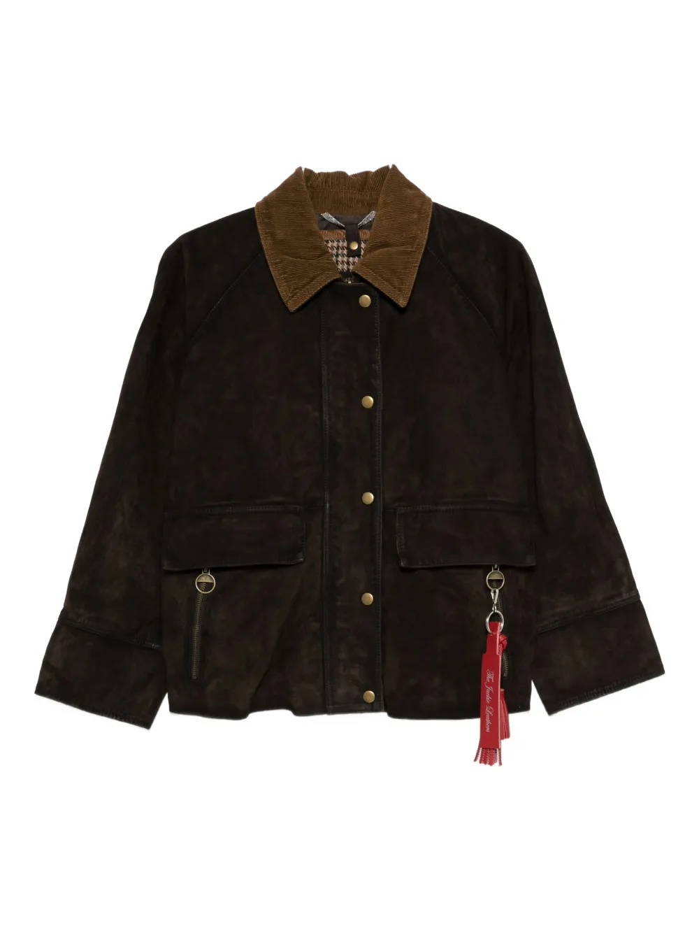 The Jack Leathers Leather Jacket In Brown