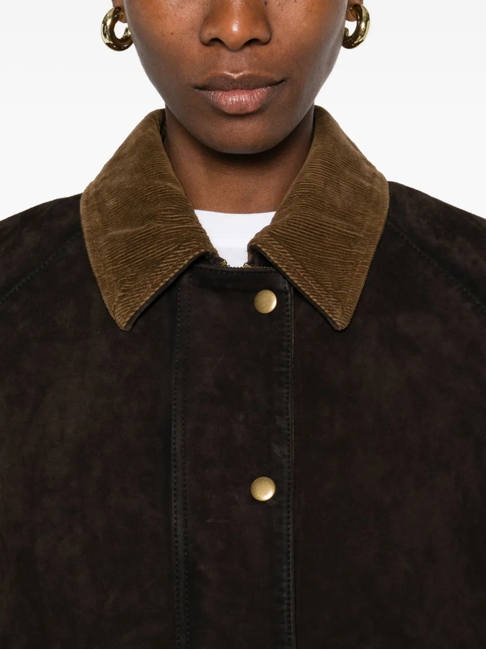 The Jack Leathers Leather Jacket In Brown