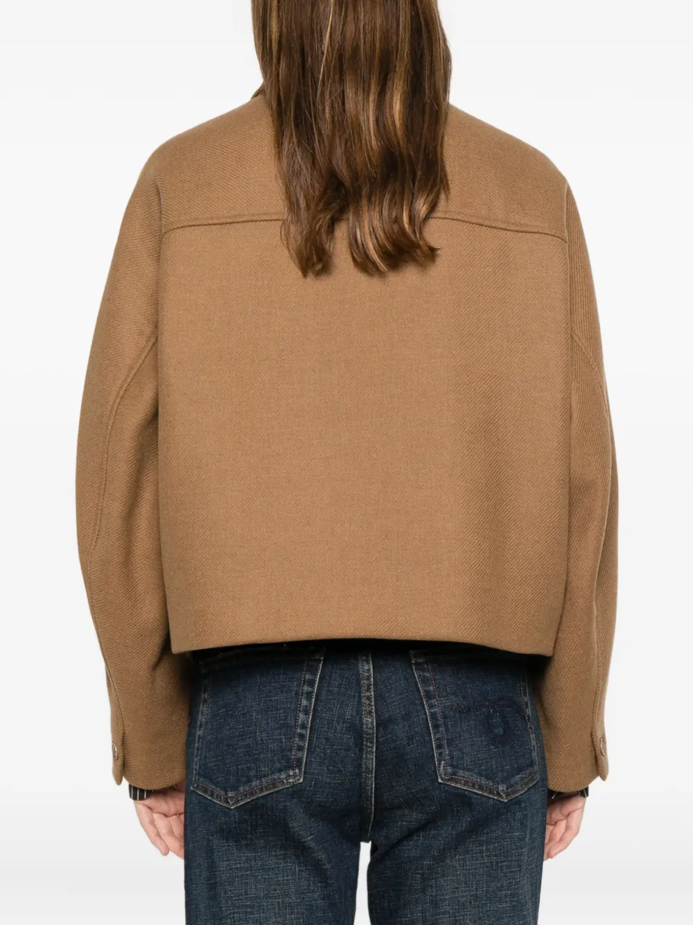 A.P.C. Jack met opgestikte zak Bruin