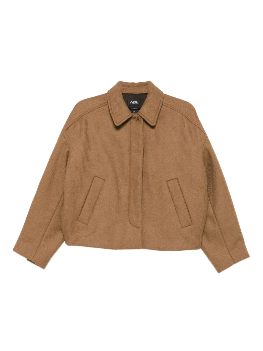 A.P.C. patch-pocket jacket | Brown | Image 1