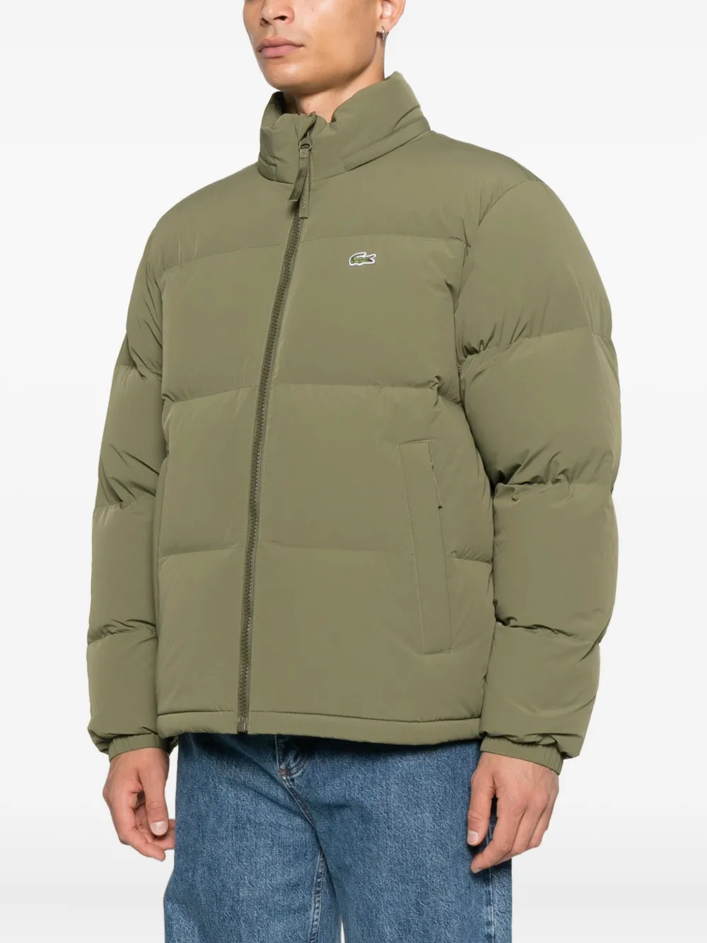 Lacoste Waterdicht donsjack Groen