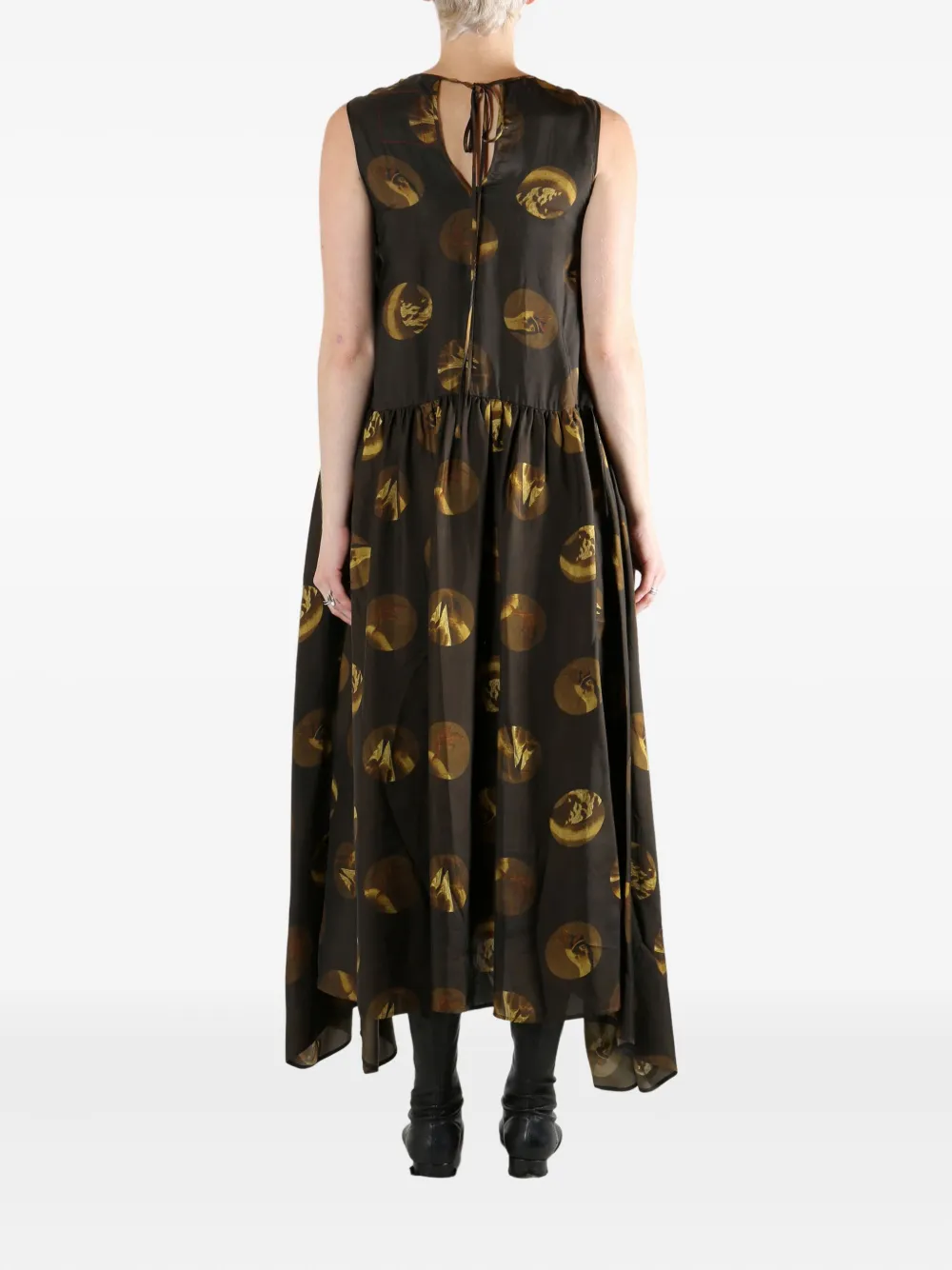 Uma Wang Avery jurk Bruin