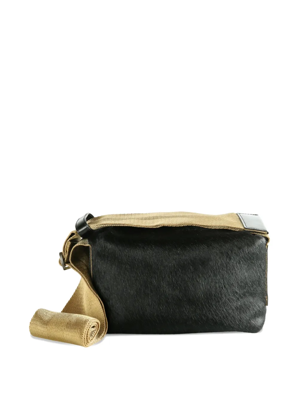 Uma Wang Small Leather Shoulder Bag In Black