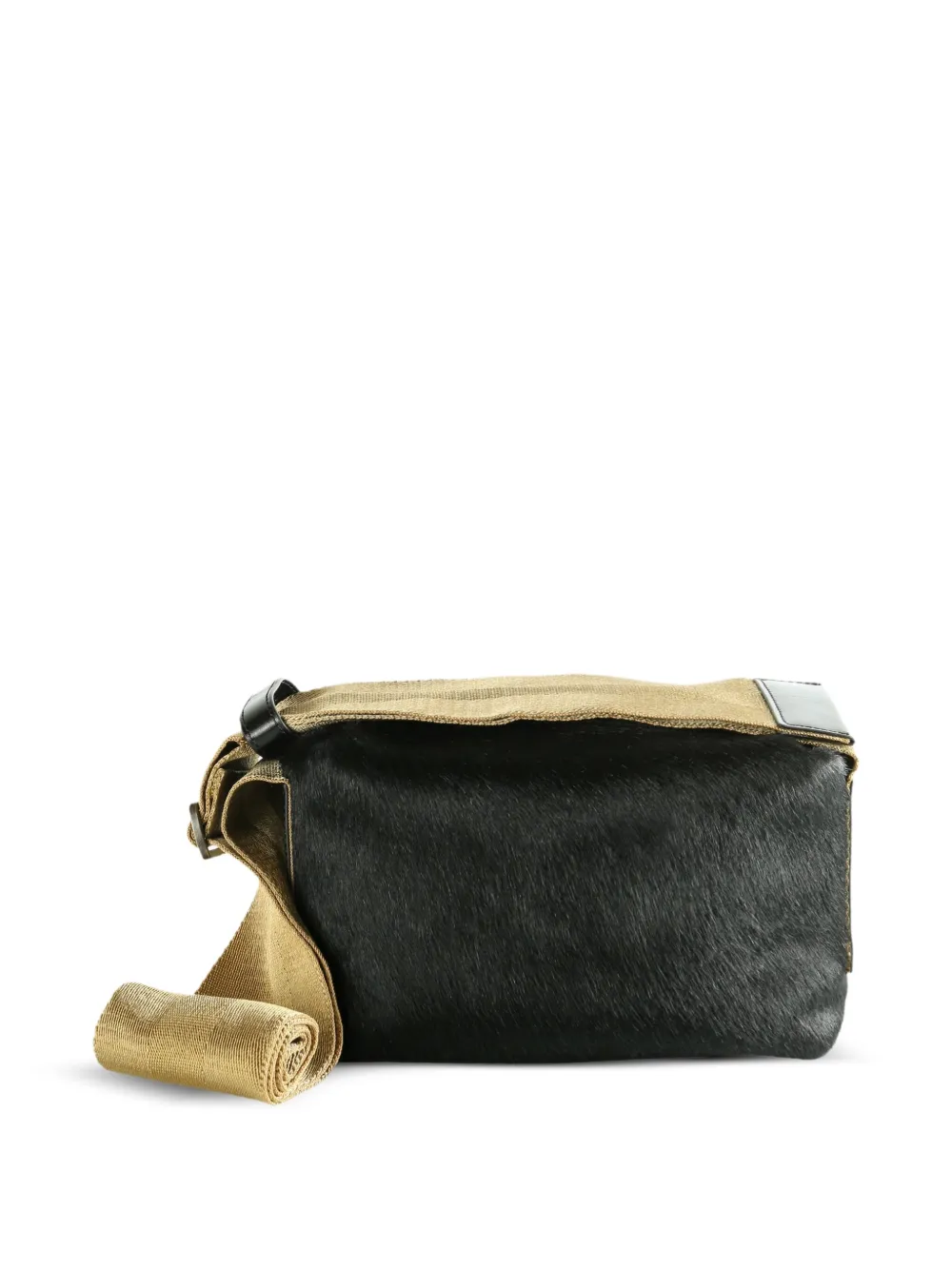 Uma Wang small leather shoulder bag - Zwart