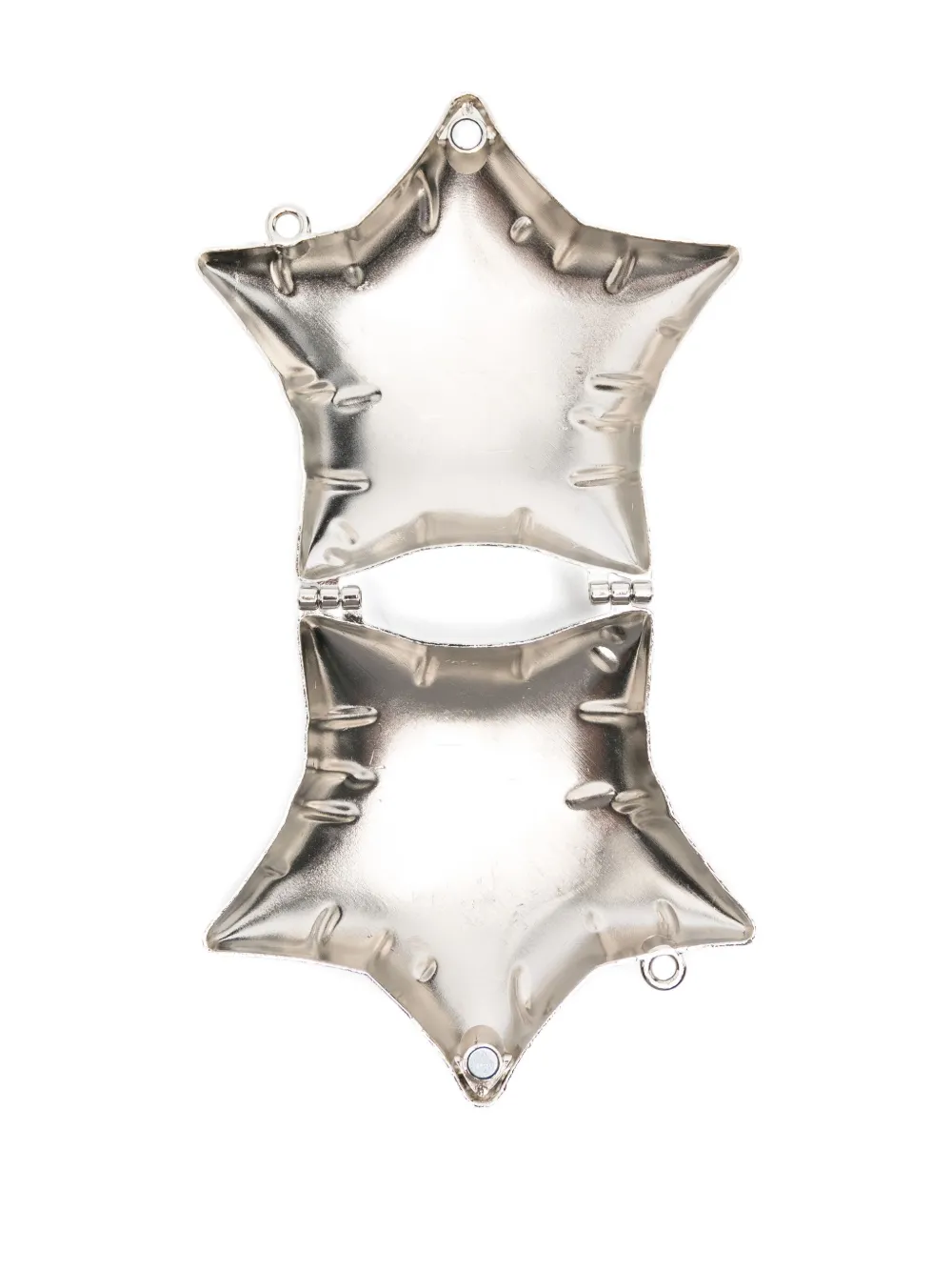 John Richmond Junior Stervormige schoudertas Zilver