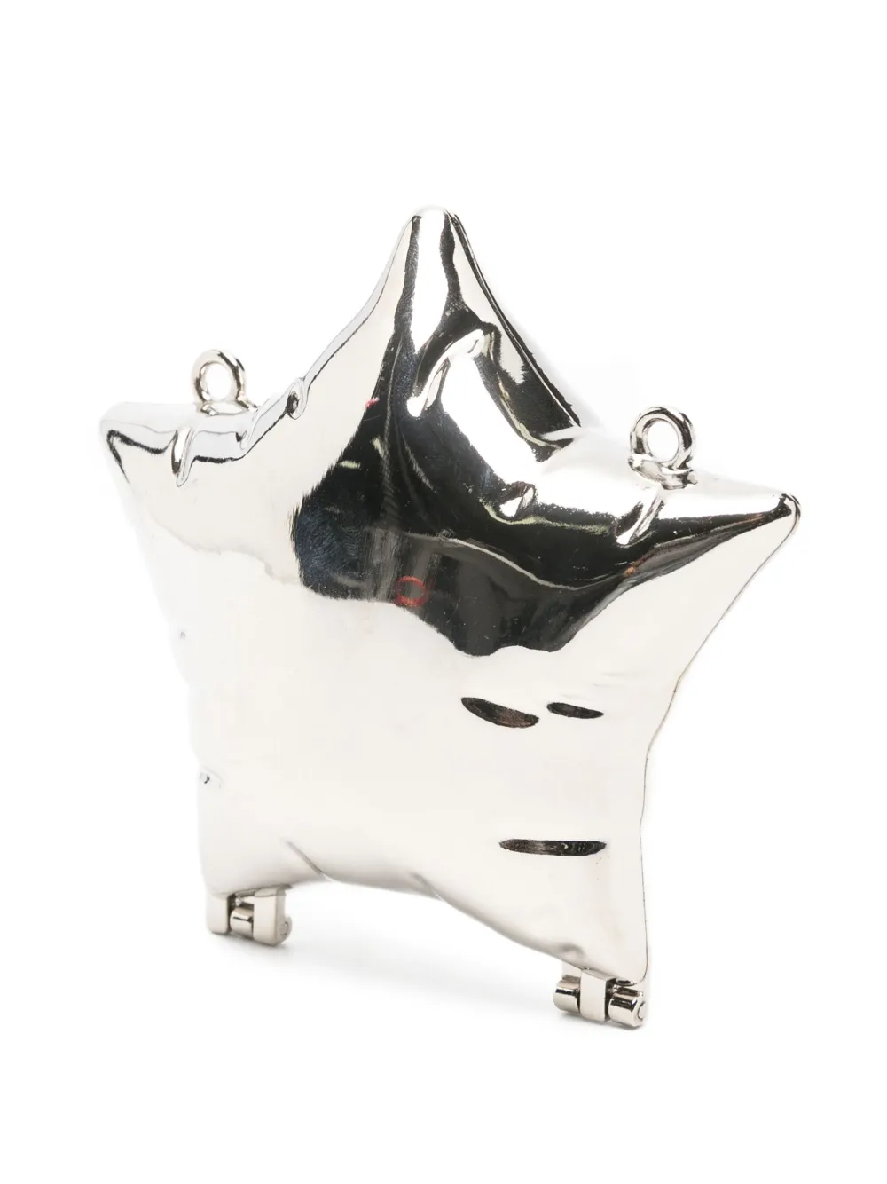 John Richmond Junior Stervormige schoudertas Zilver