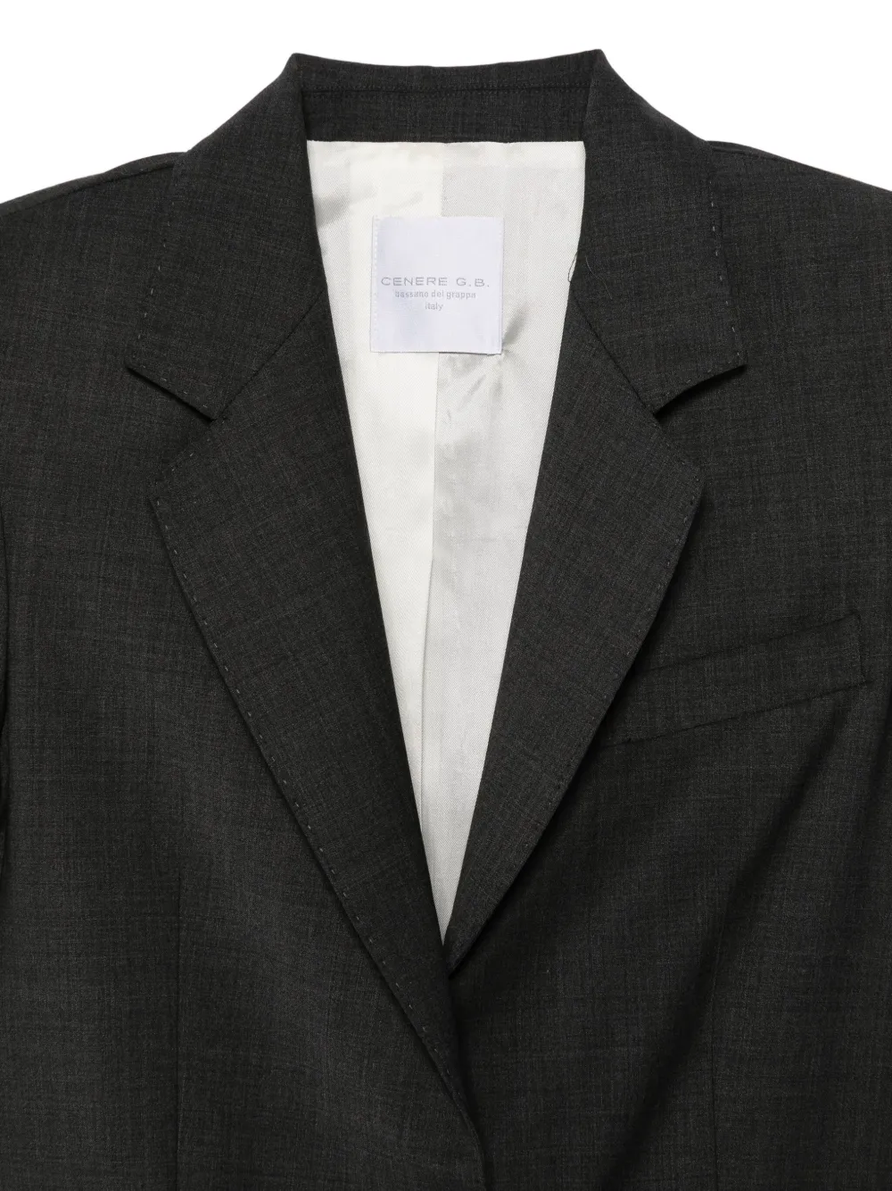  Cenere Gb Single-breasted Blazer - Grey 