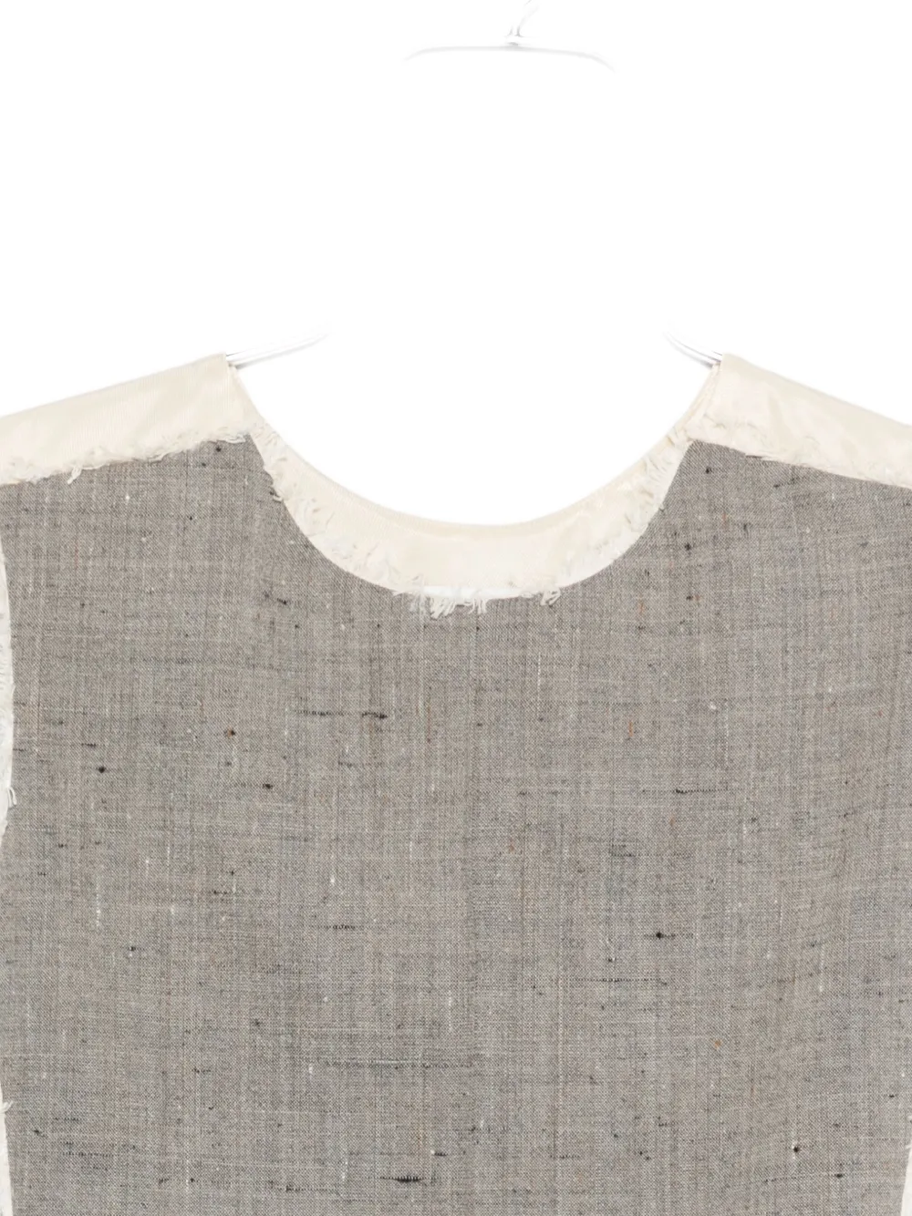 Tela Panelled Vest In Gray