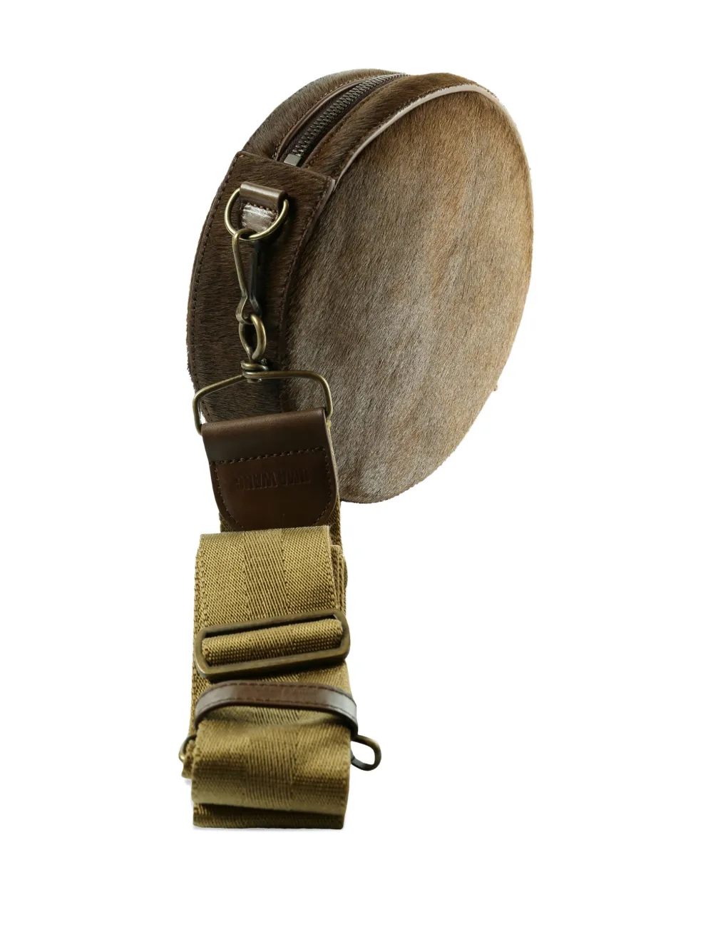 Uma Wang Round Clutch Bag In Brown