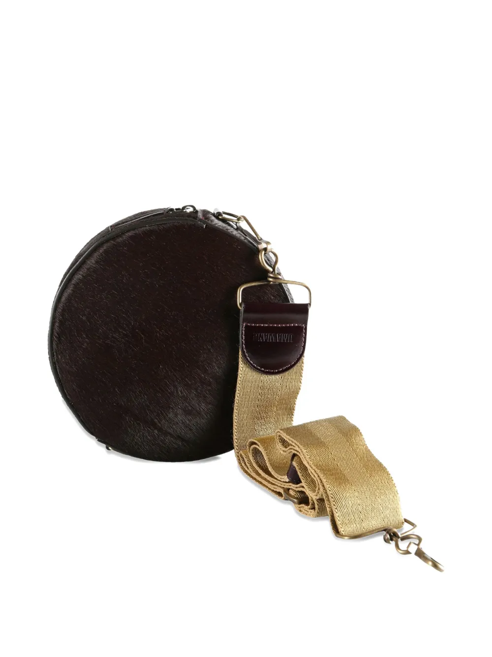 Uma Wang Round Clutch Bag In Brown