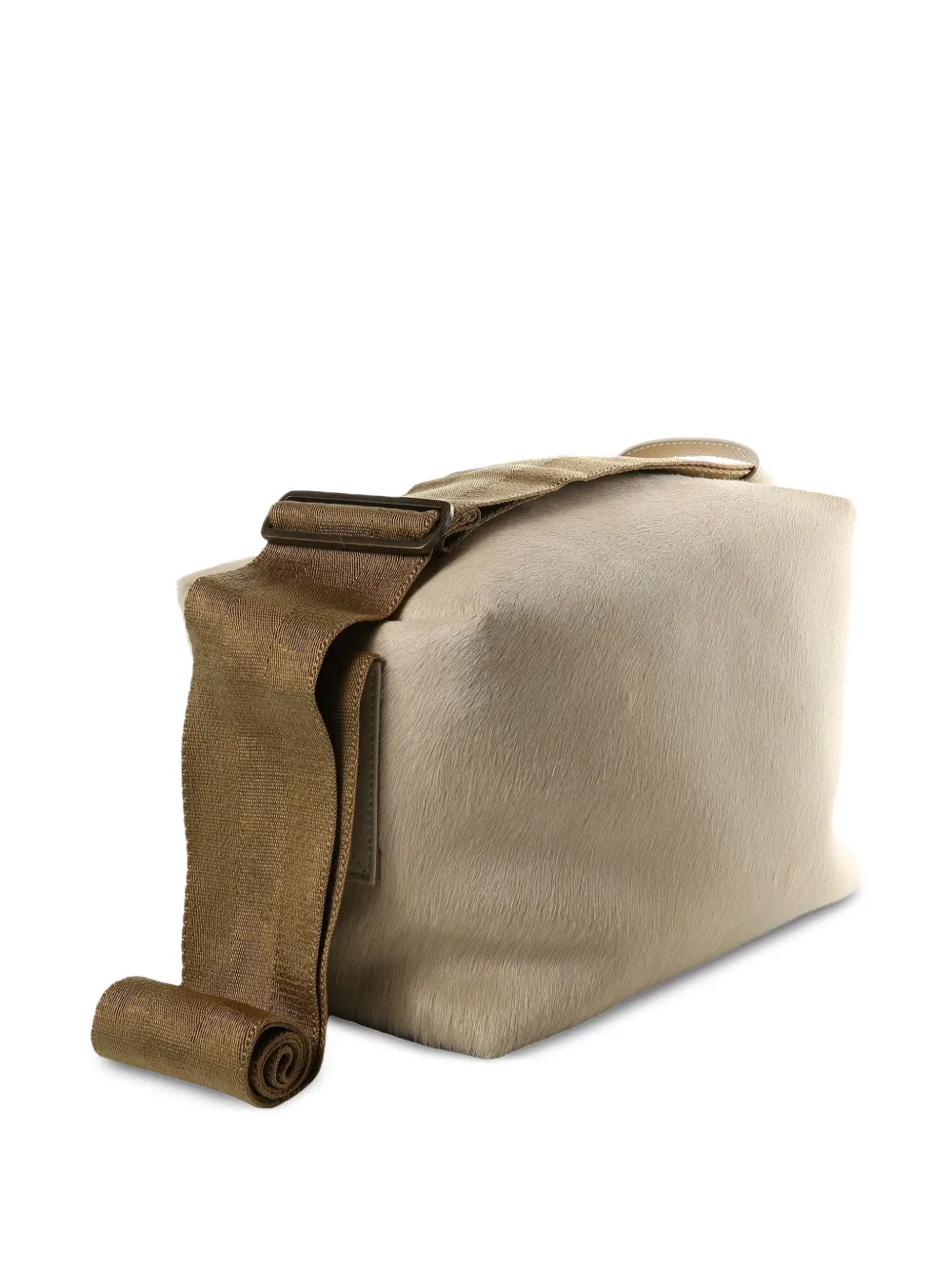 Uma Wang medium leather shoulder bag - Beige