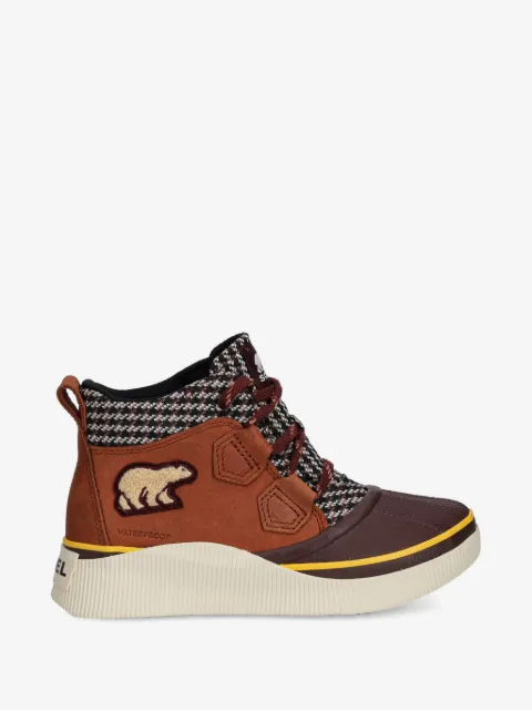 SOREL Out N About™ houndstooth-pattern-detail boots