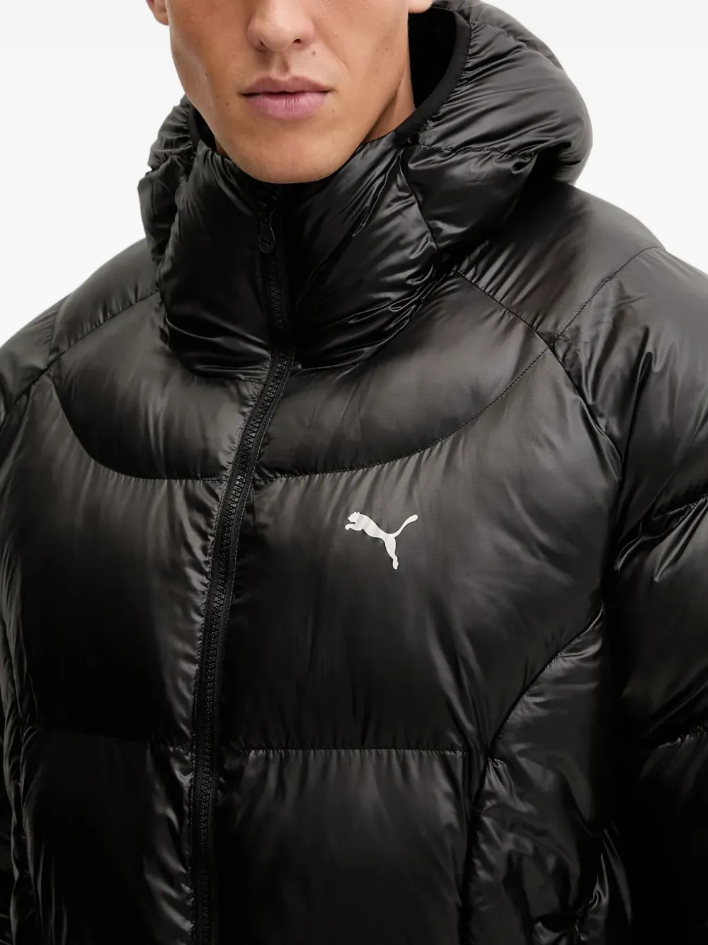 PUMA Jack met capuchon Zwart