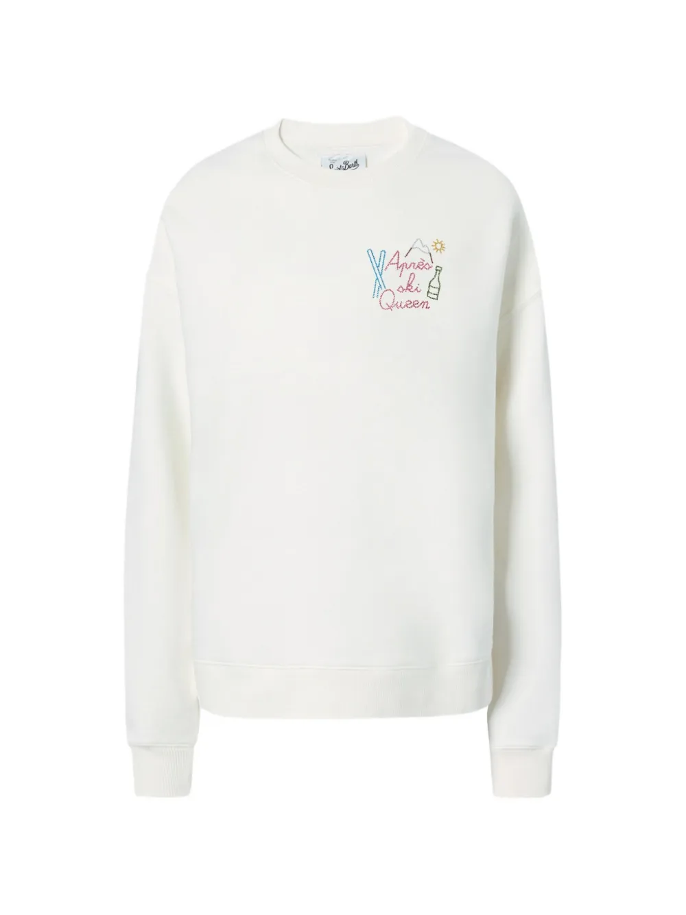 MC2 Saint Barth Sweater met geborduurd detail Wit