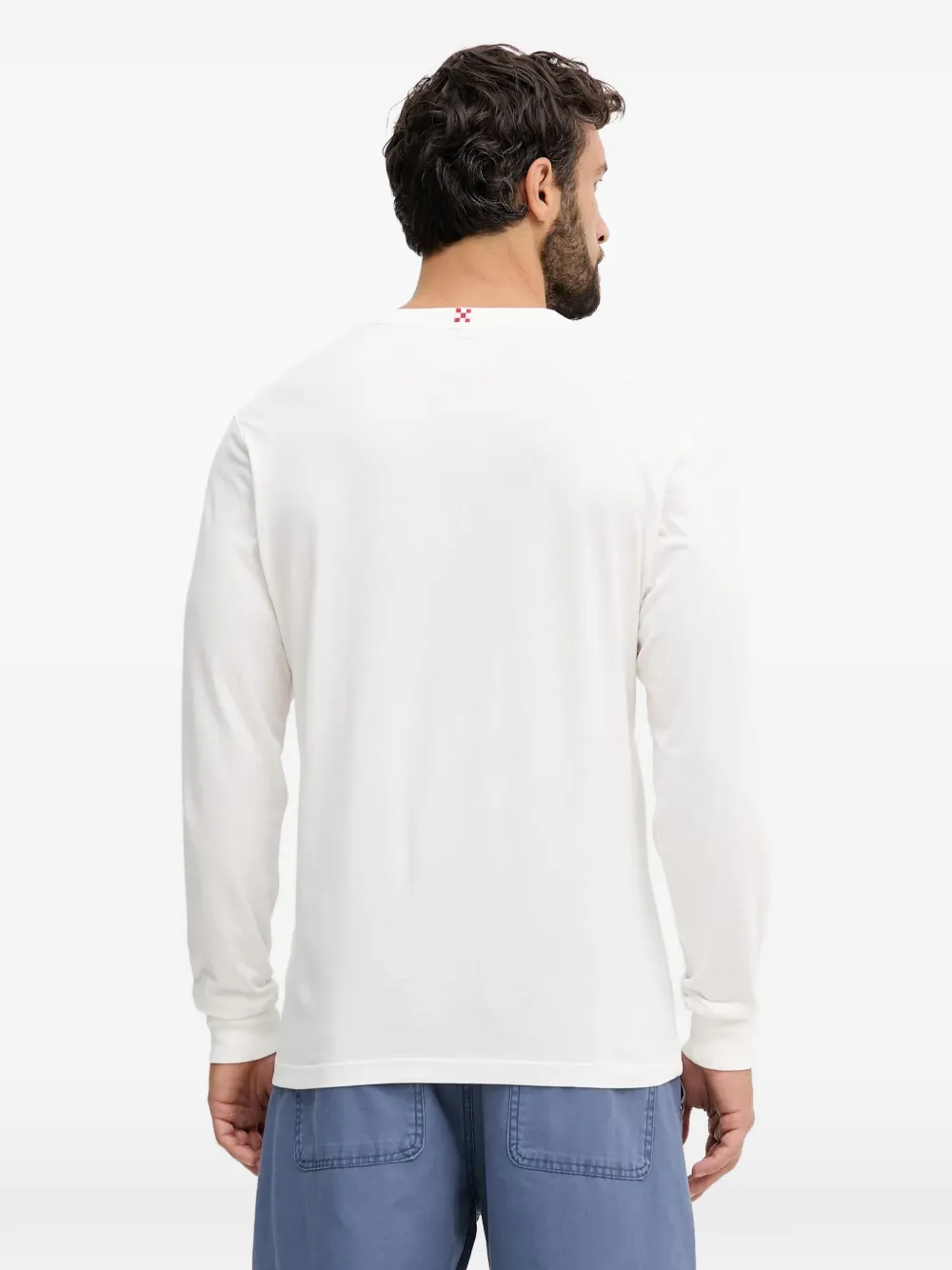 MC2 Saint Barth long-sleeves graphic T-shirt Wit