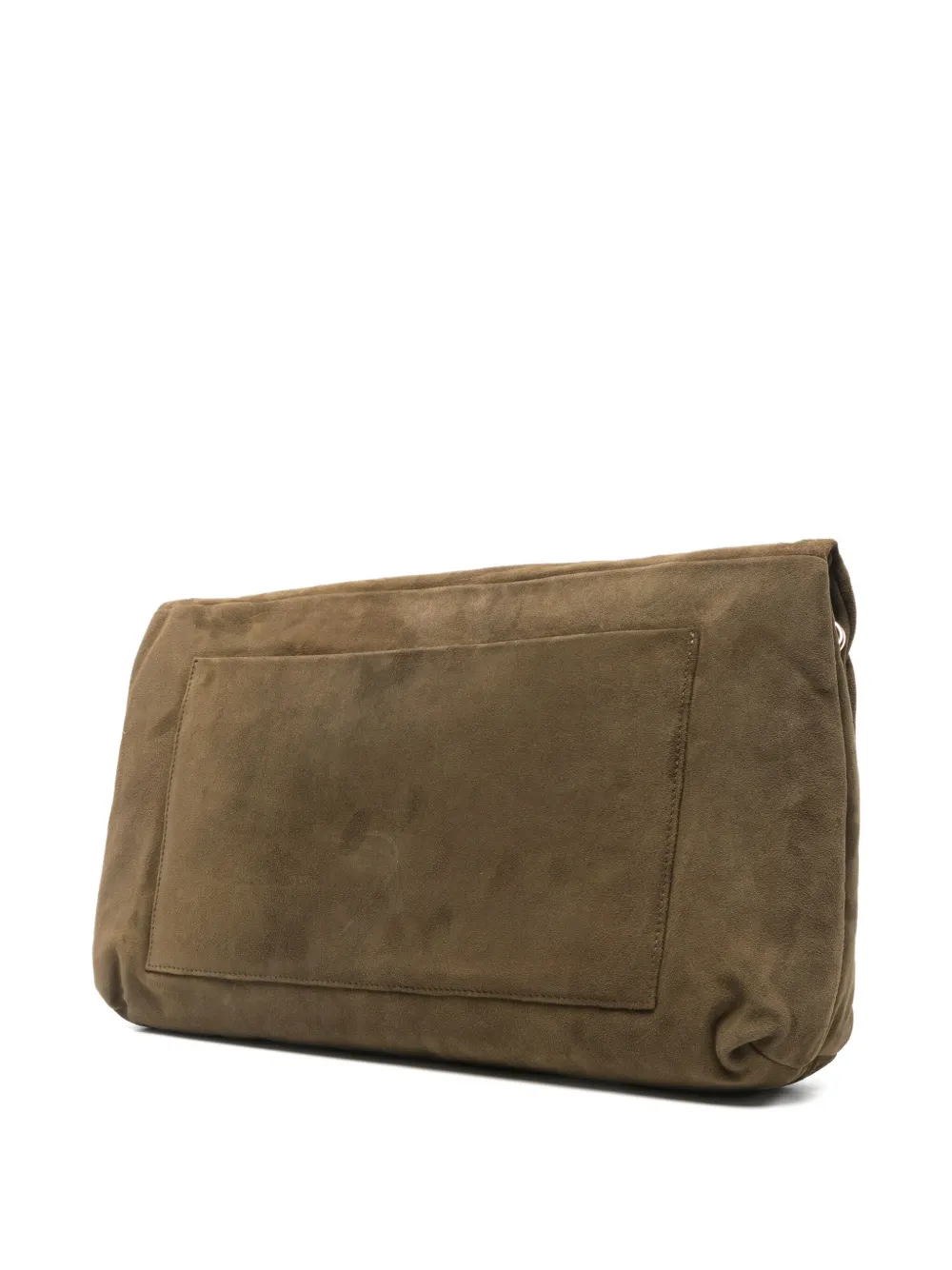 Tela Flap Ring Crossbody Bag In Green
