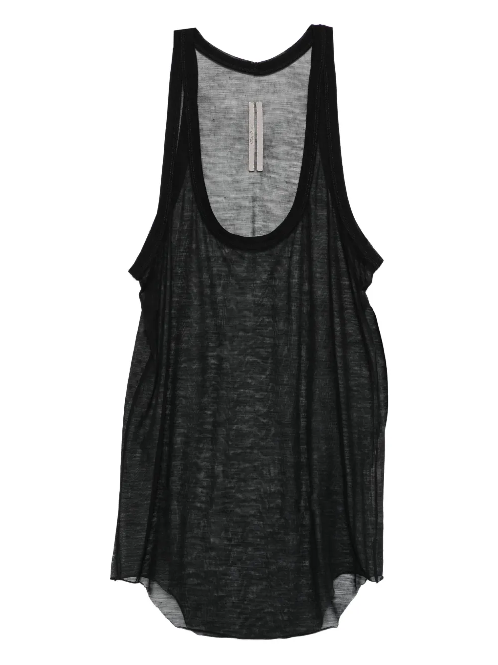 Rick Owens round-neck tank top | Black | Image 1