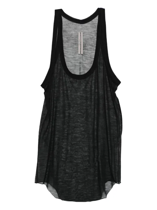 Rick Owens round-neck Tank Top | Black | FARFETCH SG