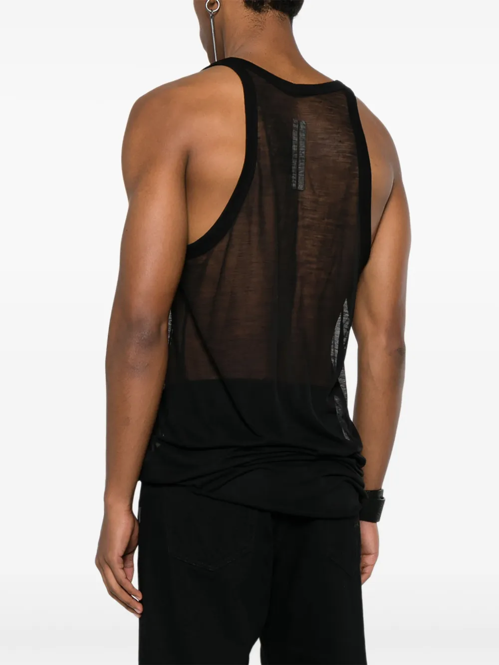 Rick Owens Tanktop met ronde hals Zwart