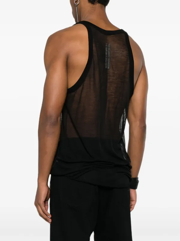 Rick Owens round-neck Tank Top | Black | FARFETCH SG