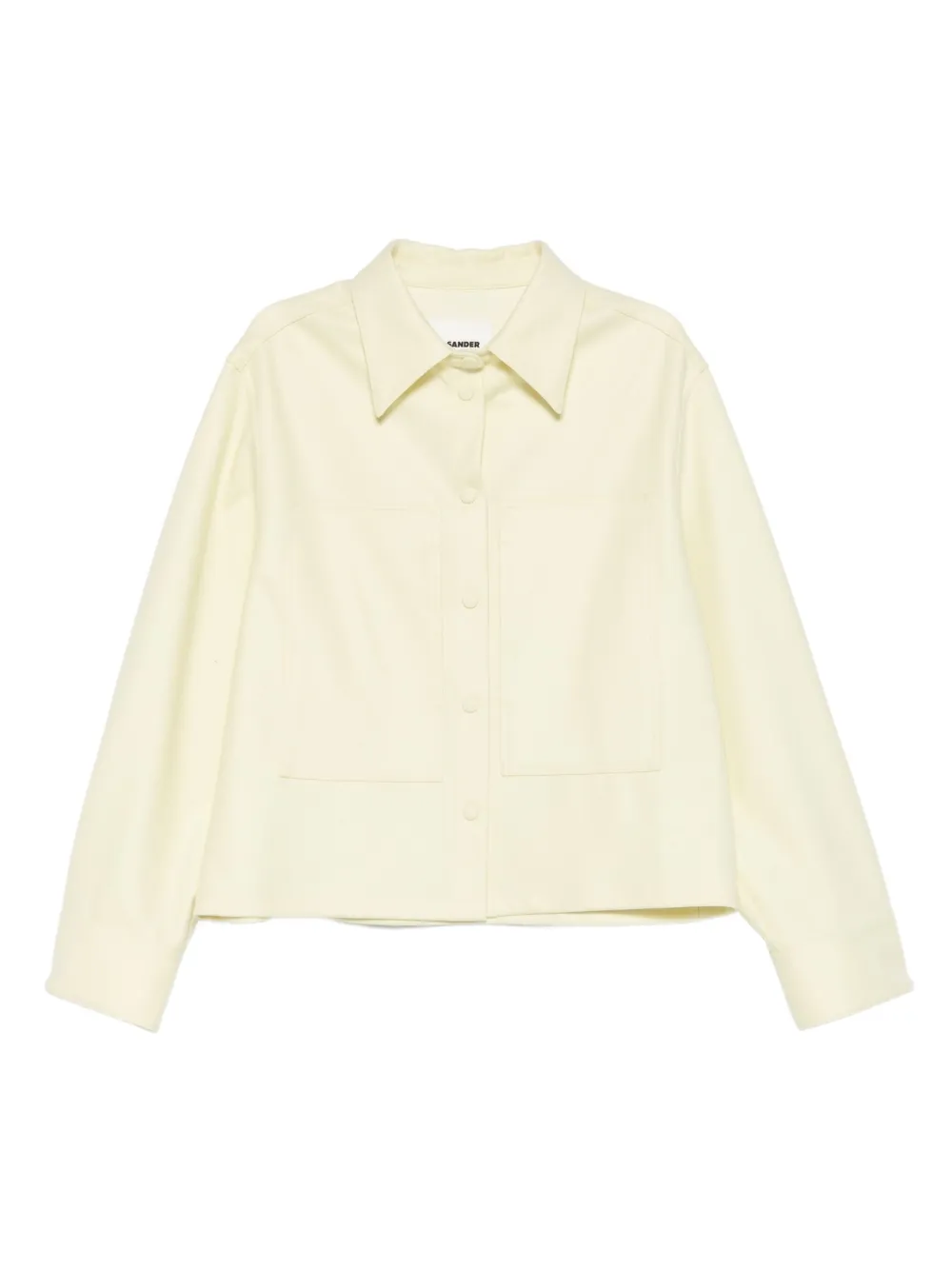 Jil Sander chest-pocket shirt - Giallo