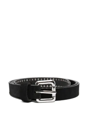 Haider Ackermann Skinny Leather Belt | ブラック | FARFETCH JP