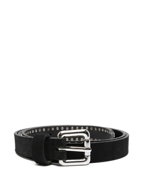 Tela studded buckle belt