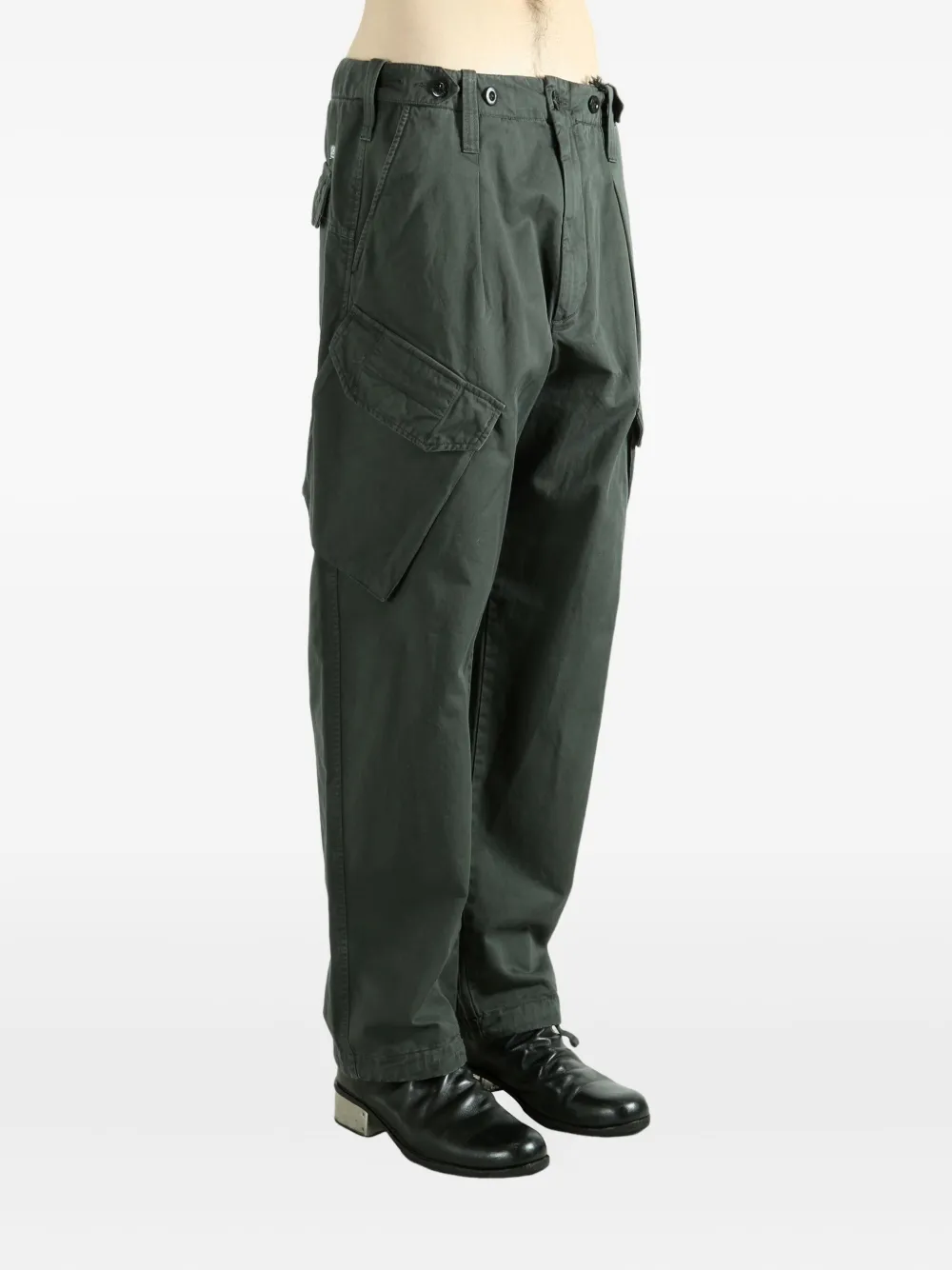 C.P. Company Broek met cargo zak Groen