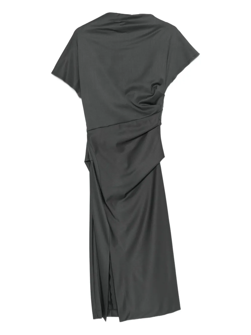 Tela Midi-jurk met ruches - Grijs