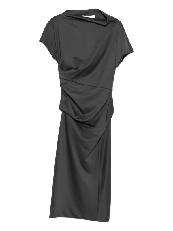 midi dress with boning Cream Songbird Luna Buttoned Picnic Dress