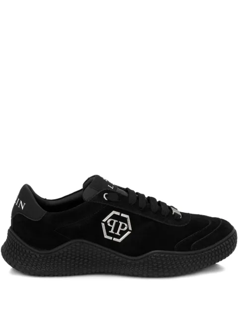 Philipp Plein suede hexagon runner trainers
